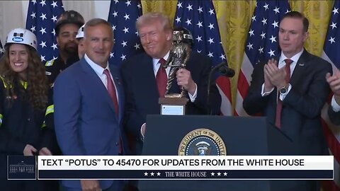 Trump Receives Champion Of Coal Award