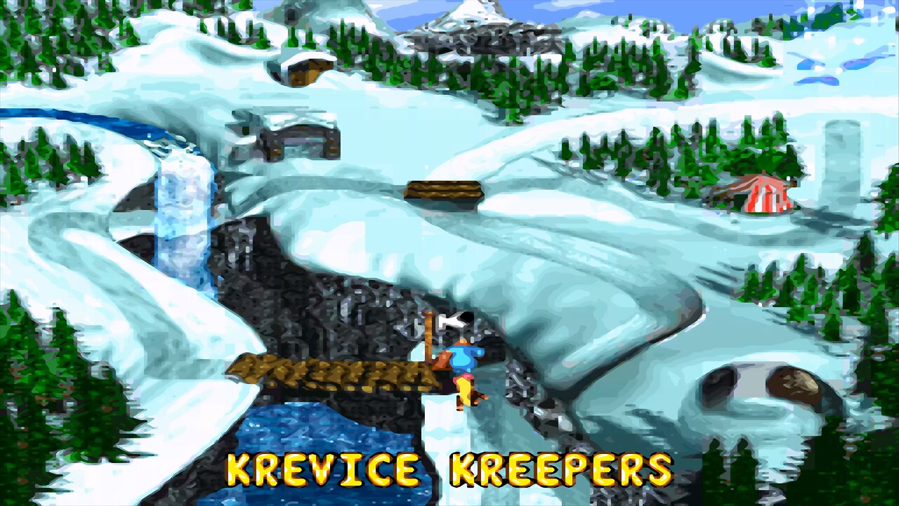 D.K.C. 3™ : DIXIE KONG'S Double Trouble! / ACT #5. K3 / A5#1. KREVICE KREEPERS! DK