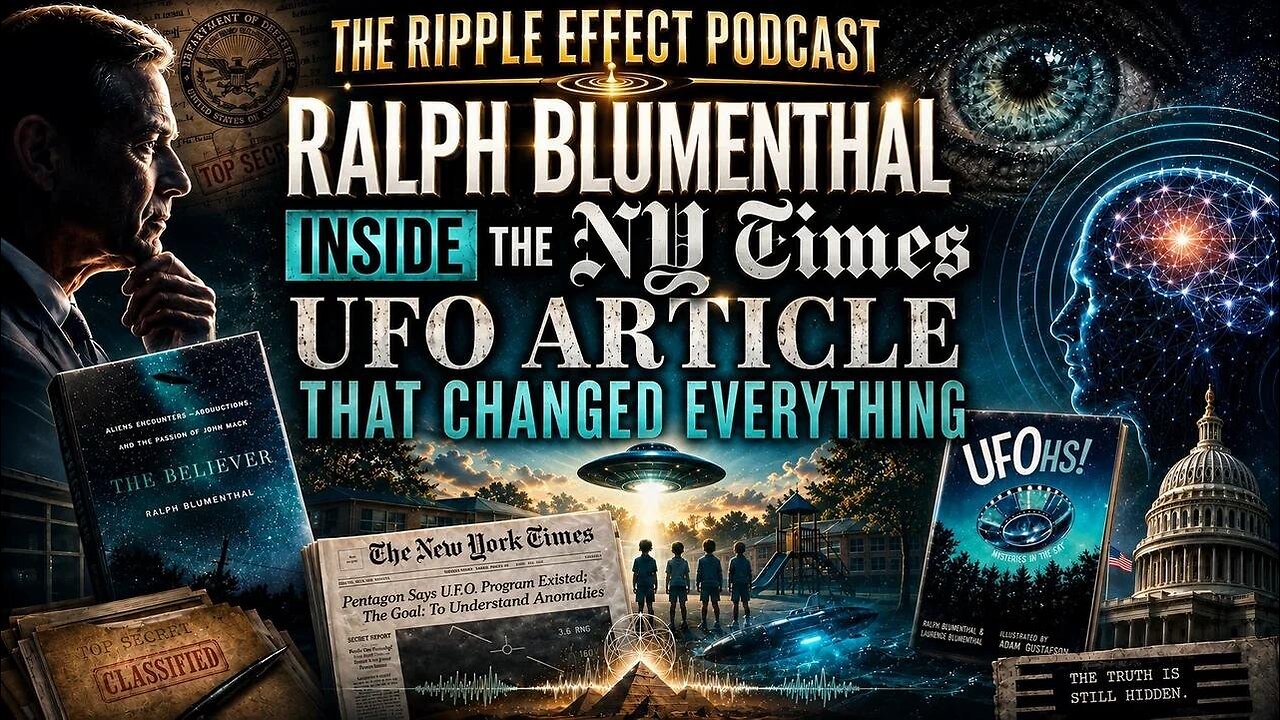 INSIDE The NY-Times UFO Article That Changed Everything | Ralph Blumenthal | The Ripple Effect #582