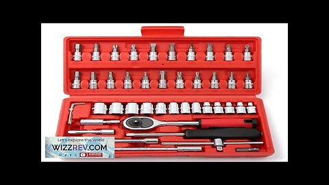 Wrench Set 46 Pcs Tool Kit For Car Tool Screwdriver And Bit Review