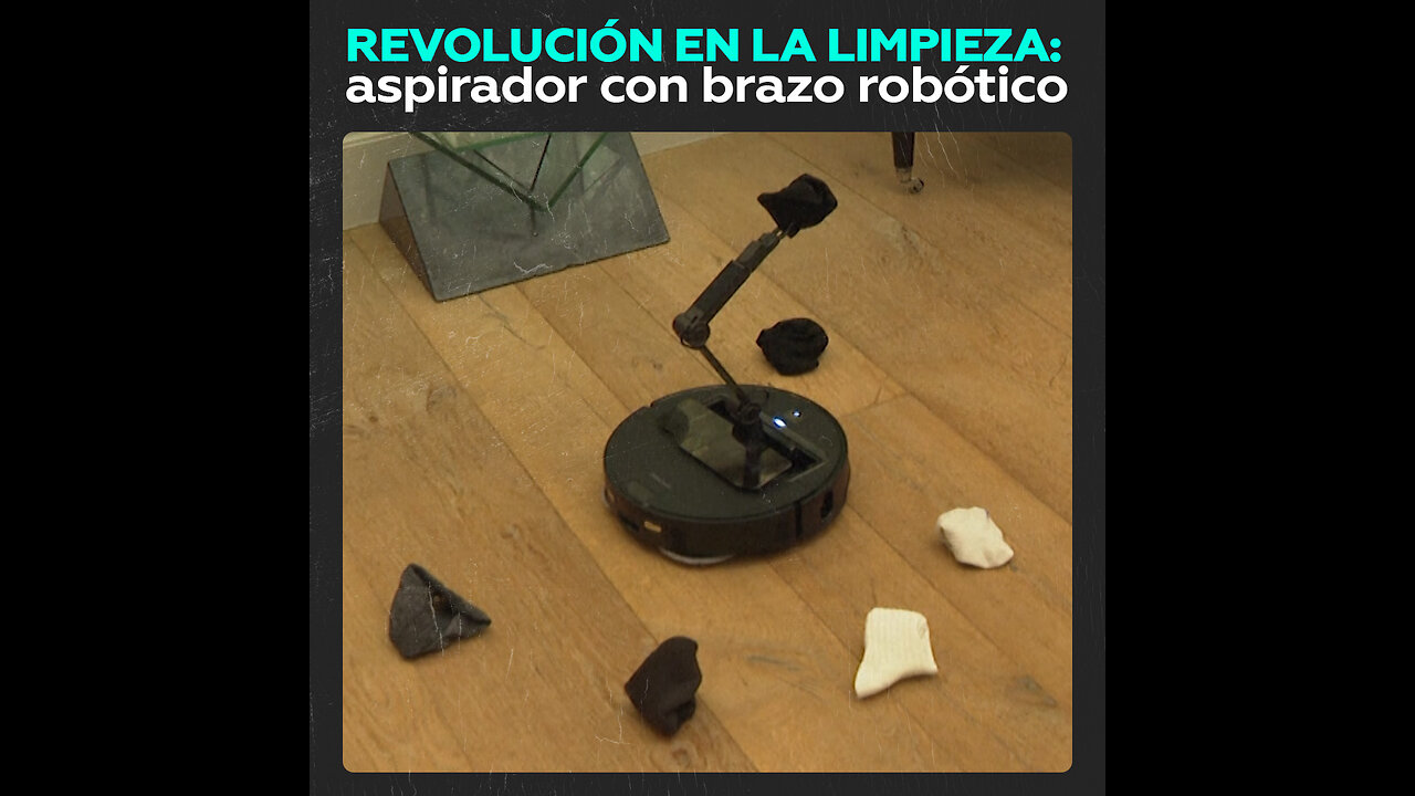 🤖🤚El primer aspirador con brazo robótico