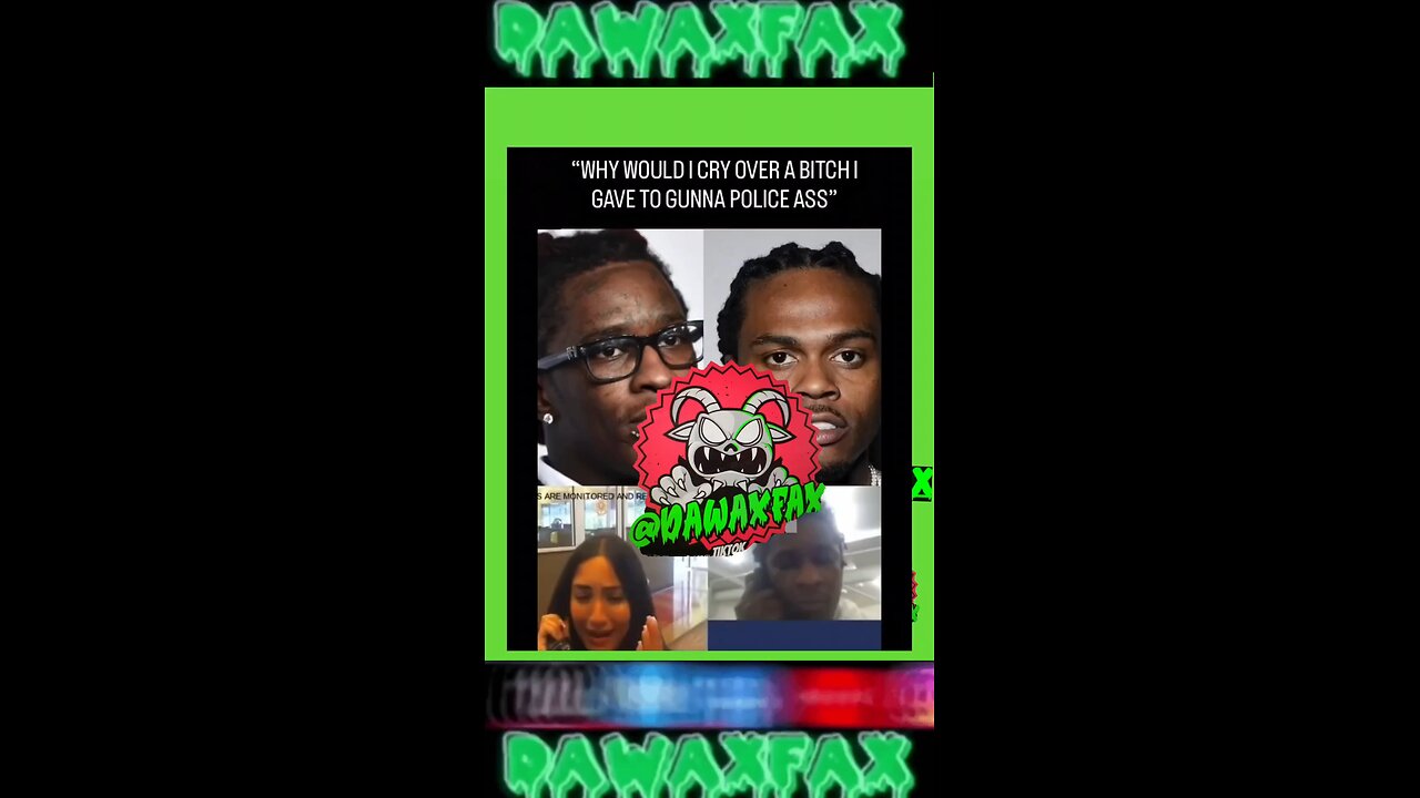 #YOUNGTHUG calls #GUNNA the police when speaking on the video of him crying on the jail call