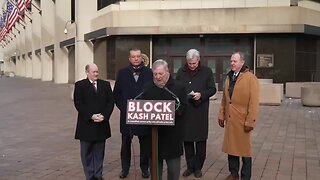 Sen. Durbin at FBI Headquarters: We Stand Outside the Building that Kash Patel Plans to ‘Shut Down and Reopen as a Museum of the Deep State’