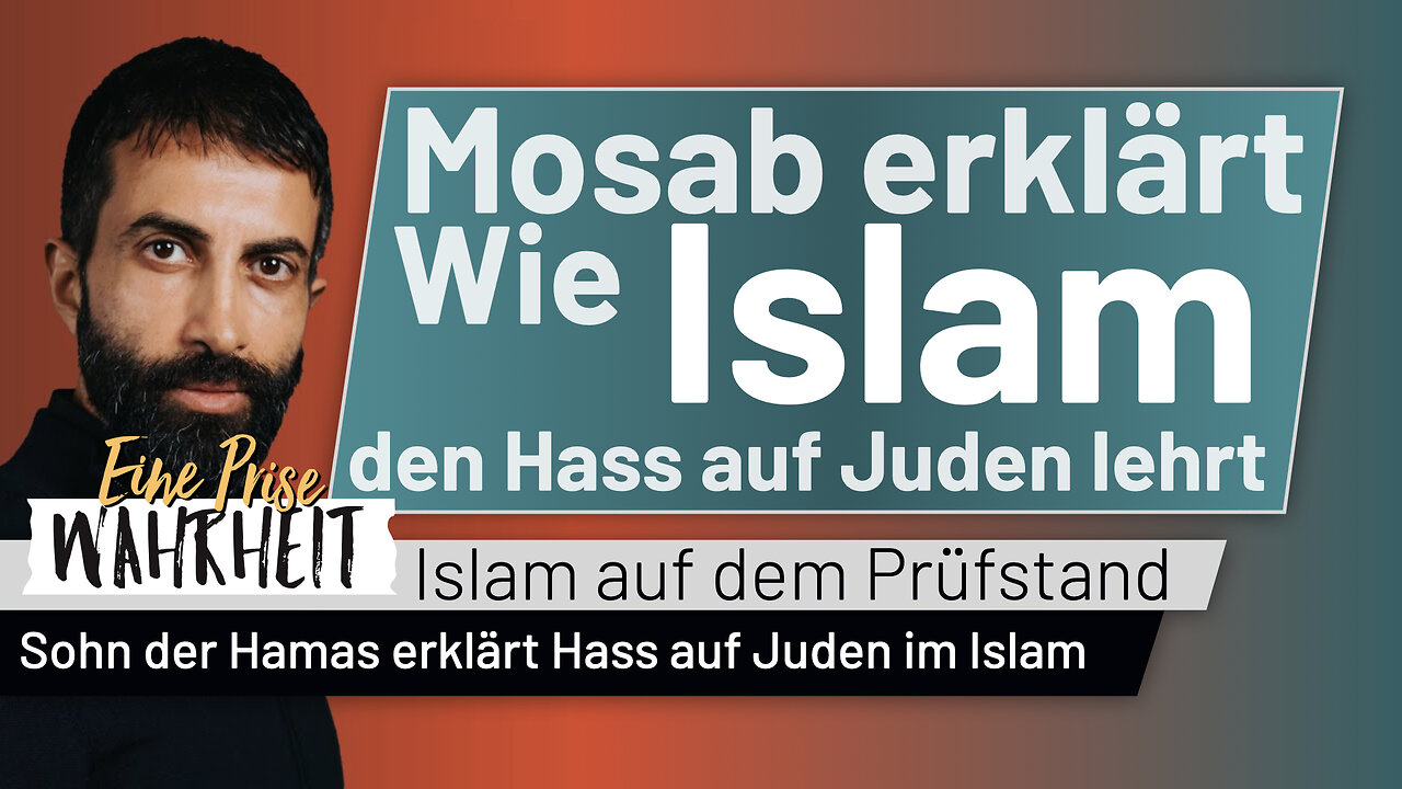 Mosab Hassan Yousef erklärt islamischen Hass auf Juden | Islam