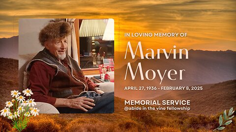 Marvin Moyer Memorial Service