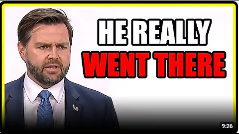 Vance has had ENOUGH.