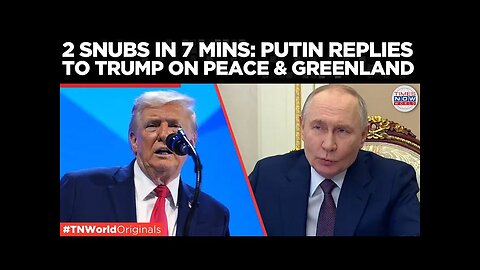 Putin Breaks Silence On Trump Peace Council And Greenland Controversy