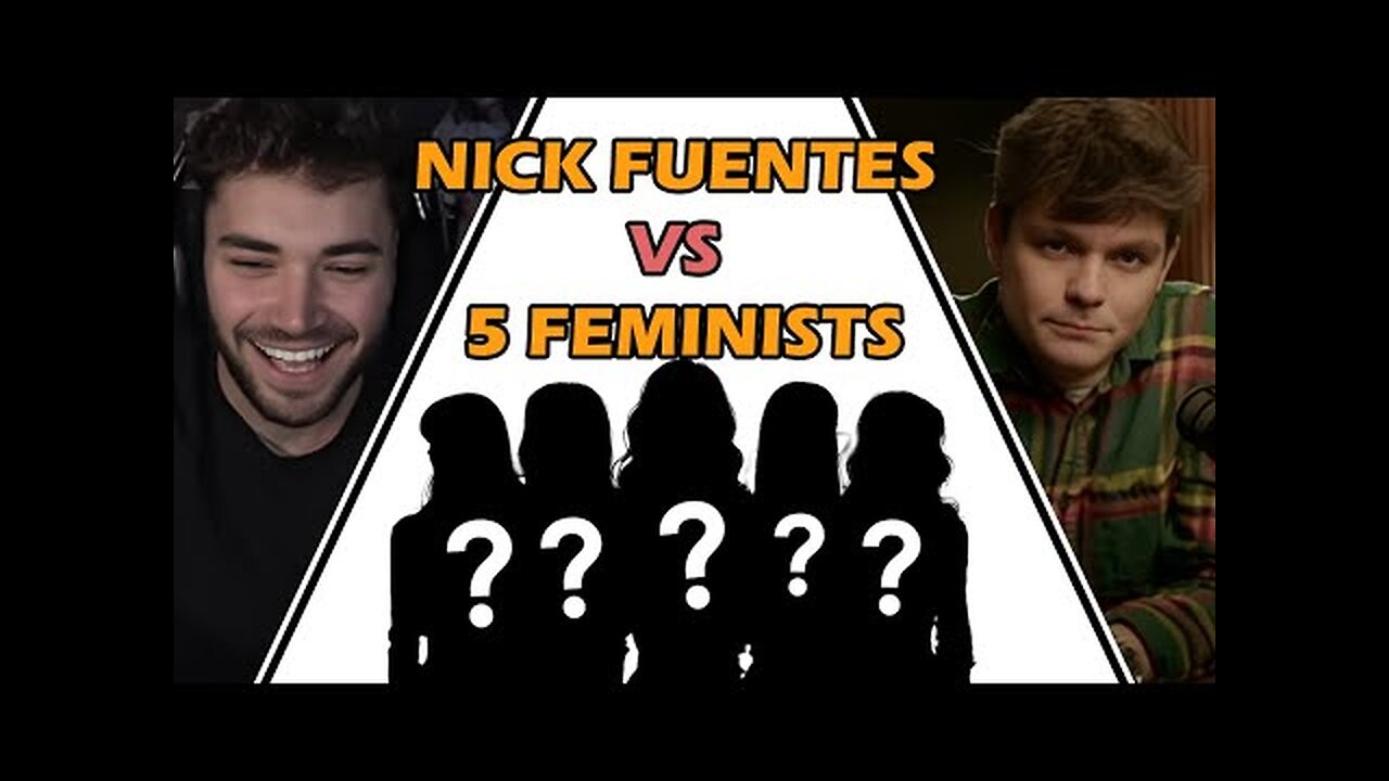 Nick Fuentes Debates 5 Feminists - Hosted by Adin Ross