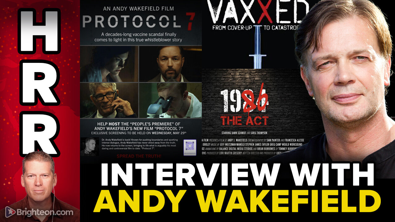 Interview with Andrew Wakefield on taking down the child-sacrificing Vaccine Industrial Complex