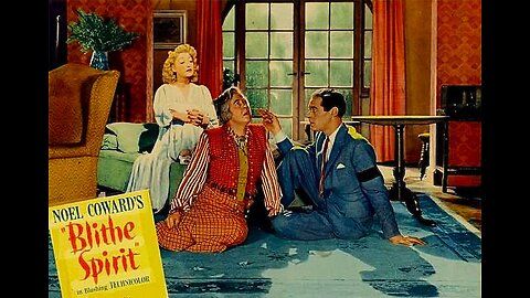 BLITHE SPIRIT 1945 Newlywed Widower's Deceased Wife's Spirit Makes Things Difficult FULL MOVIE in HD