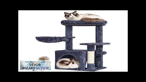 VEVOR Cat Tree 31.4" Cat Tower with Cat Condo Sisal Scratching Post Review