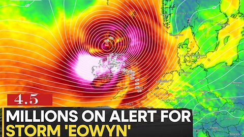 Storm Éowyn hits UK: 1,000 flights cancelled amid ‘danger to life’ warnings