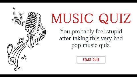 Don't feel stupid after failing this pop music quiz, most people failed.