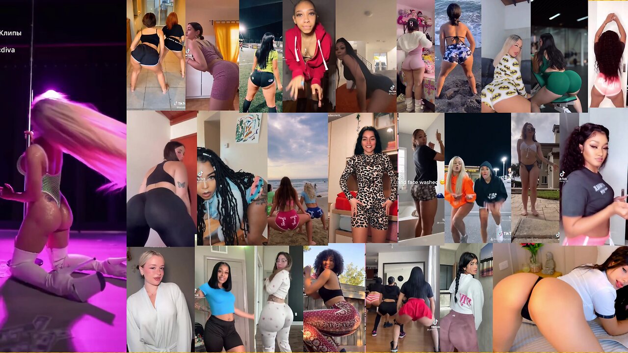 TWERK COMPILATION 99 - Big bank tiktok challenge ❤️‍ClipchampGirls 2025