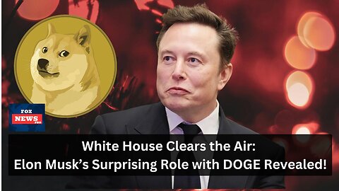 White House Clears the Air: Elon Musk’s Surprising Role with DOGE Revealed!