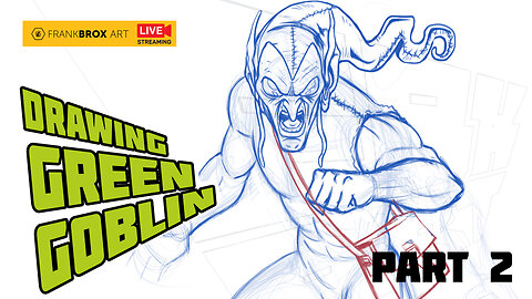 Ready for Part 2 of Drawing Marvel's Green Goblin?