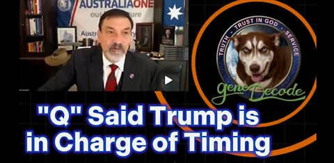 Riccardo Bosi & Gene Decode: "Q" Said Donald Trump is in Charge of Timing