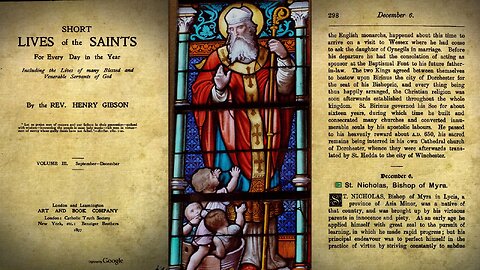 St Nicholas - Bishop of Myra {December 6} 📖🎧