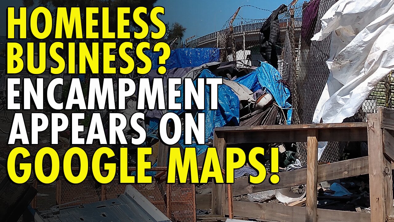 Oakland homeless encampment added as business on Google