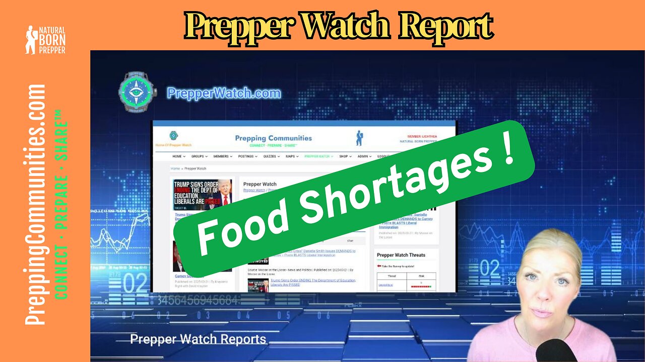 Prepper Watch Report - Food Concerns