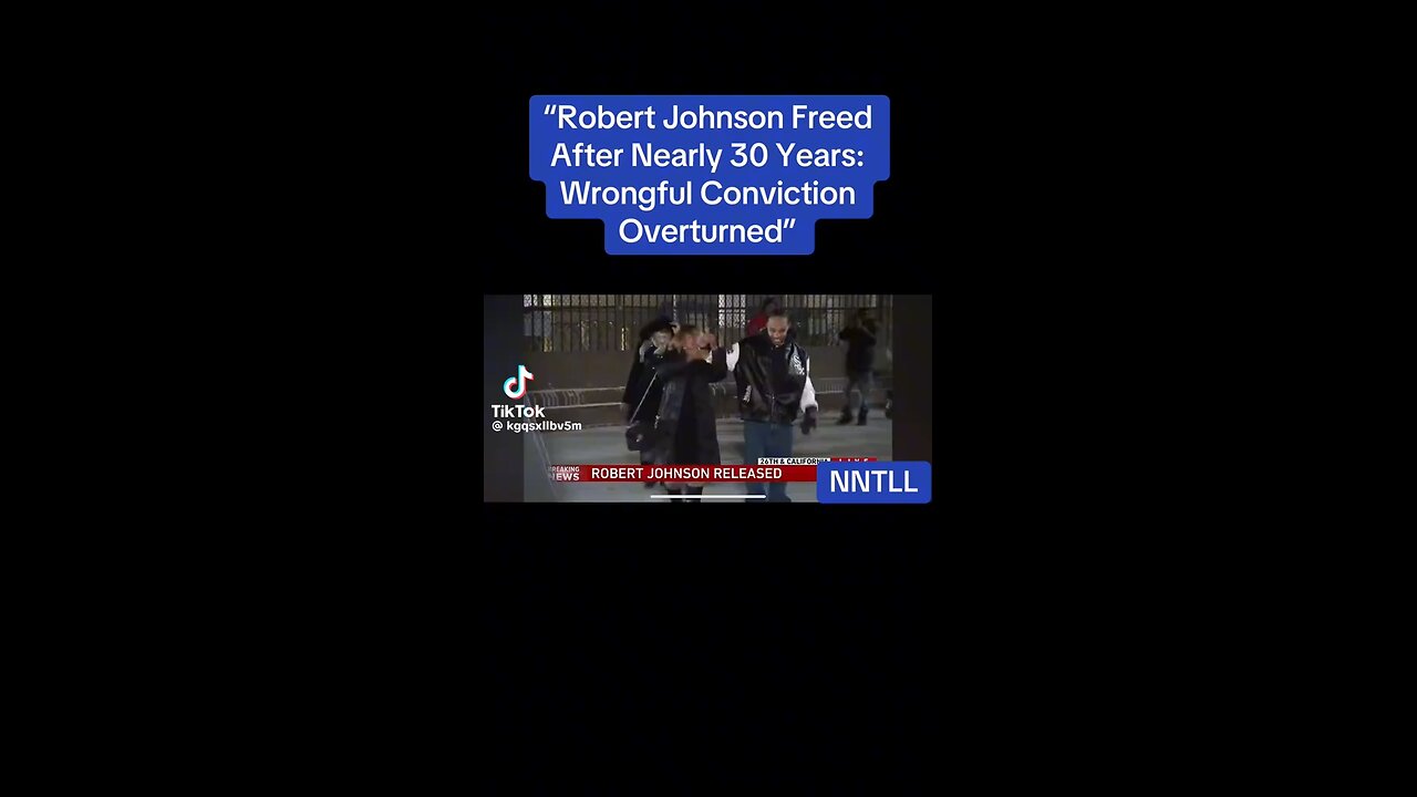 Robert Johnson was charged for a crime he did not commit at the age of 16. He was finally released