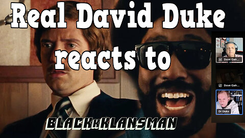 Real David Duke reacts to the BlacKkKlansman movie