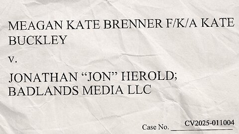 Meagan Kate Brenner v. Badlands Media LLC