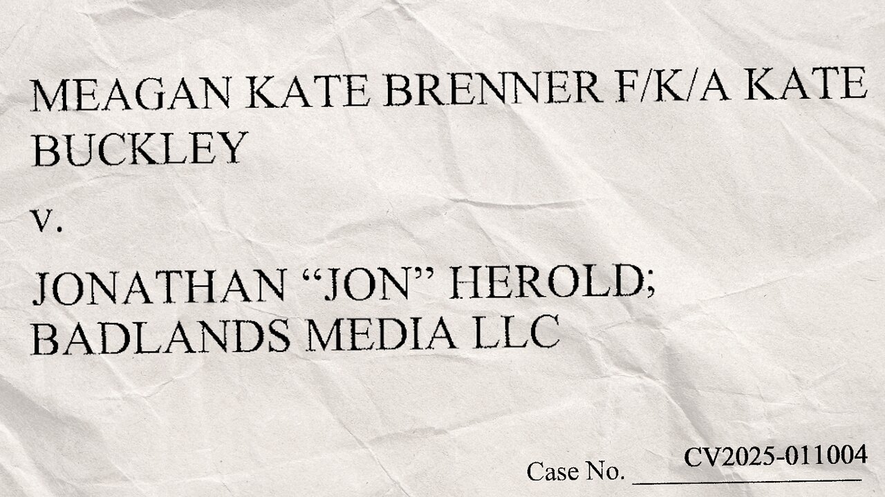 Meagan Kate Brenner v. Badlands Media LLC - Part 1