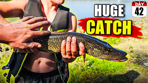 Biggest Fish Caught While Camping with 7 Kids | Mississippi River Adventure – Day 42