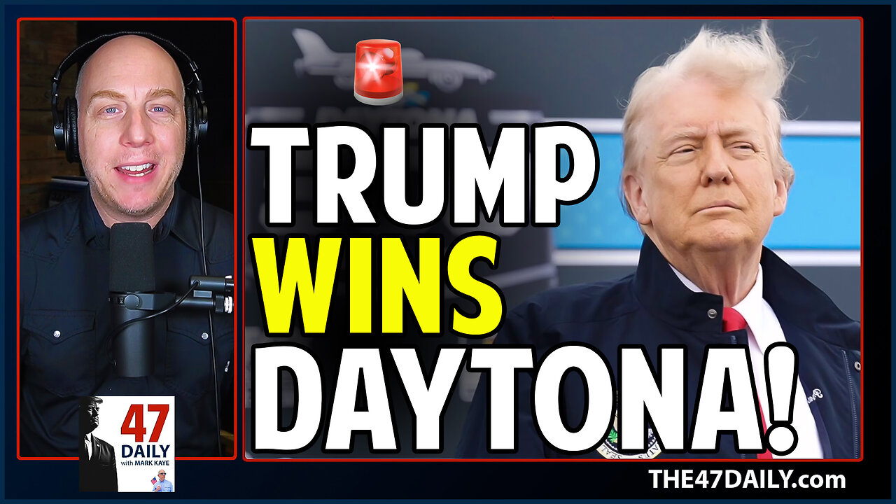 President Trump WINS Daytona 500!