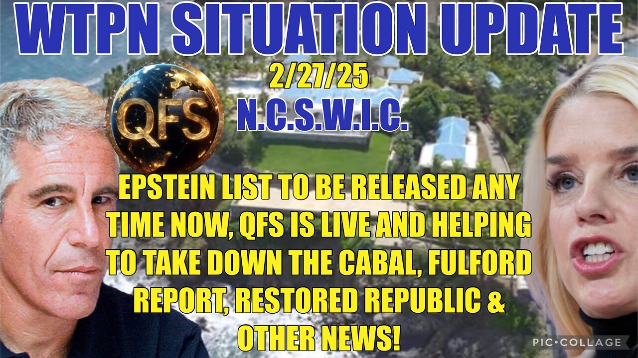 EPSTEIN ISLAND LIST, QFS LIVE, DOGE, FULFORD REPORT, VAIDS 2025 & MORE.