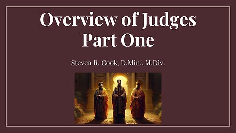 Graduate Course Overview of Judges - Part One