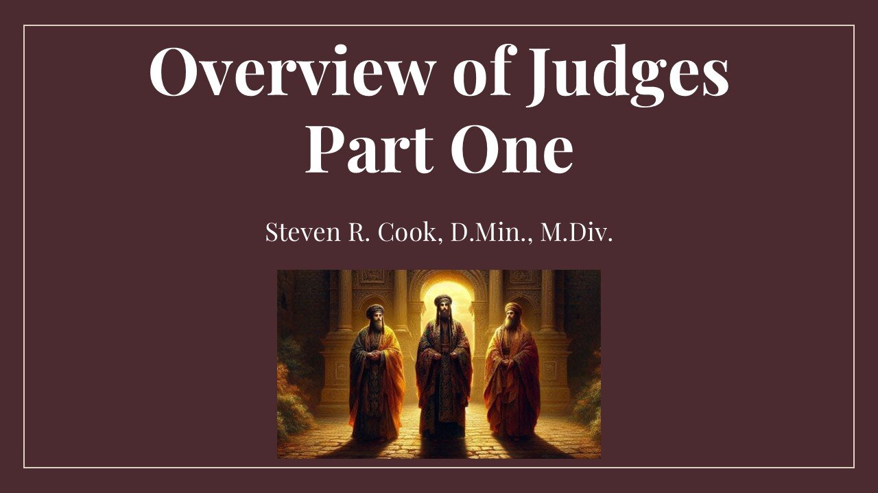 Graduate Course Overview of Judges - Part One