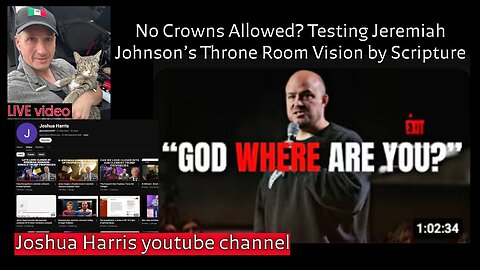 🚨 No Crowns Allowed? Testing Jeremiah Johnson’s Throne Room Vision by Scripture