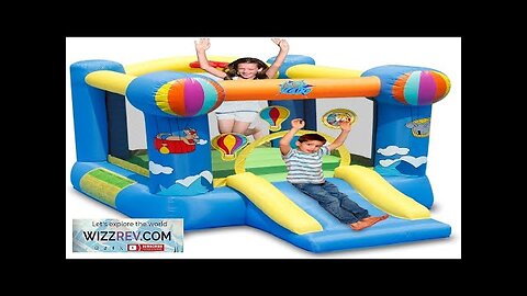 ACTION AIR Bounce House Inflatable Hot Air Balloon Bouncer with Air Blower Review