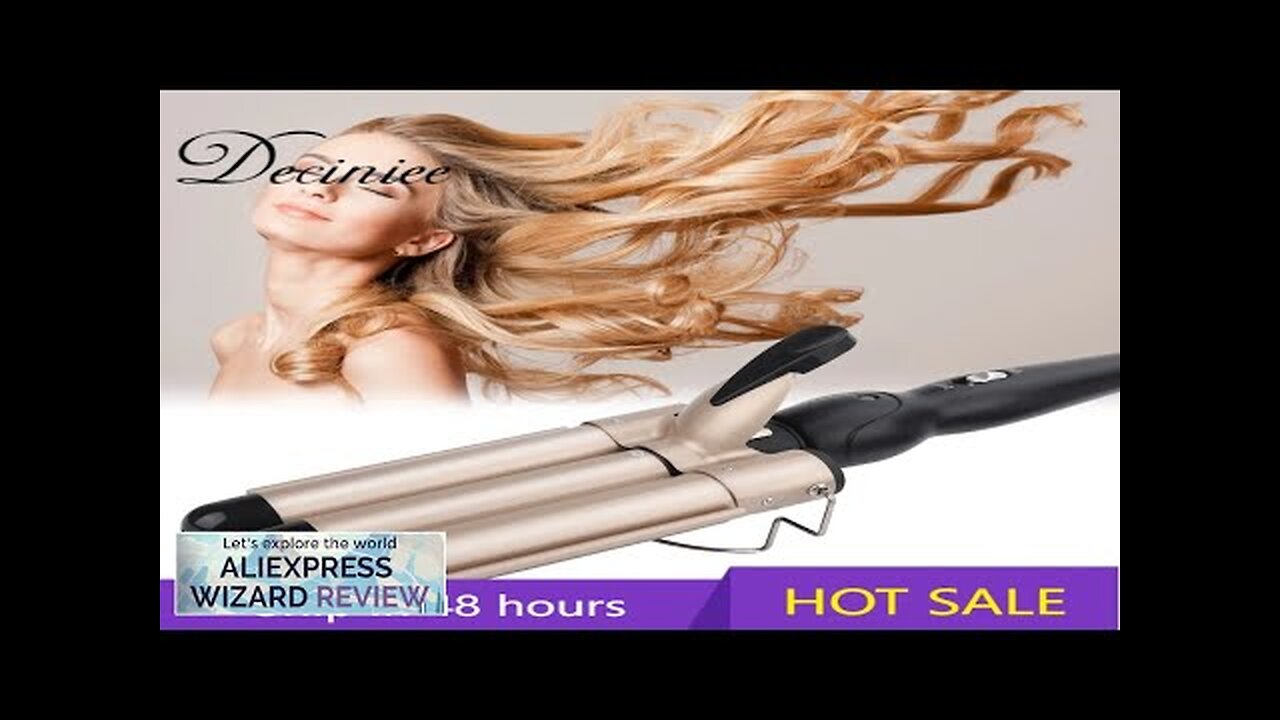 Hair Curler Ceramic Triple Barrel Professional Hair Curler Wave Waver Hair Styling Review