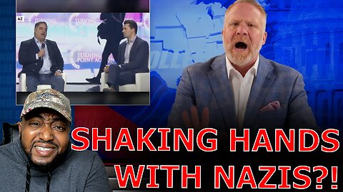 White Liberal LOSES HIS MIND Over Cenk SHAKING HANDS With 'RACIST' Charlie Kirk At Turning Point!