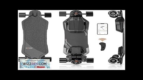 Flex Pro Belt Electric Skateboard Longboard with Remote Top Speed of 31 Review