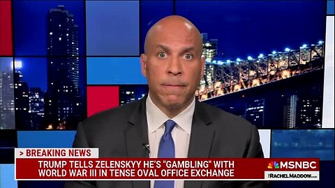 Sen. Cory Booker: This Is a Grave Situation, This Is a Time for Courage