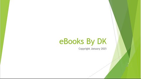 eBooks January 2025