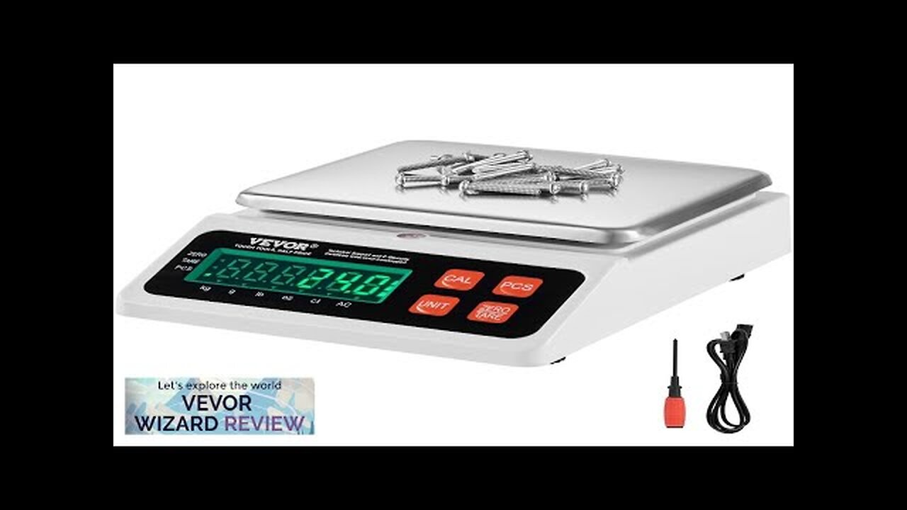 VEVOR Industrial Counting Scale 10 kg x 0.1 g Digital Scale Review