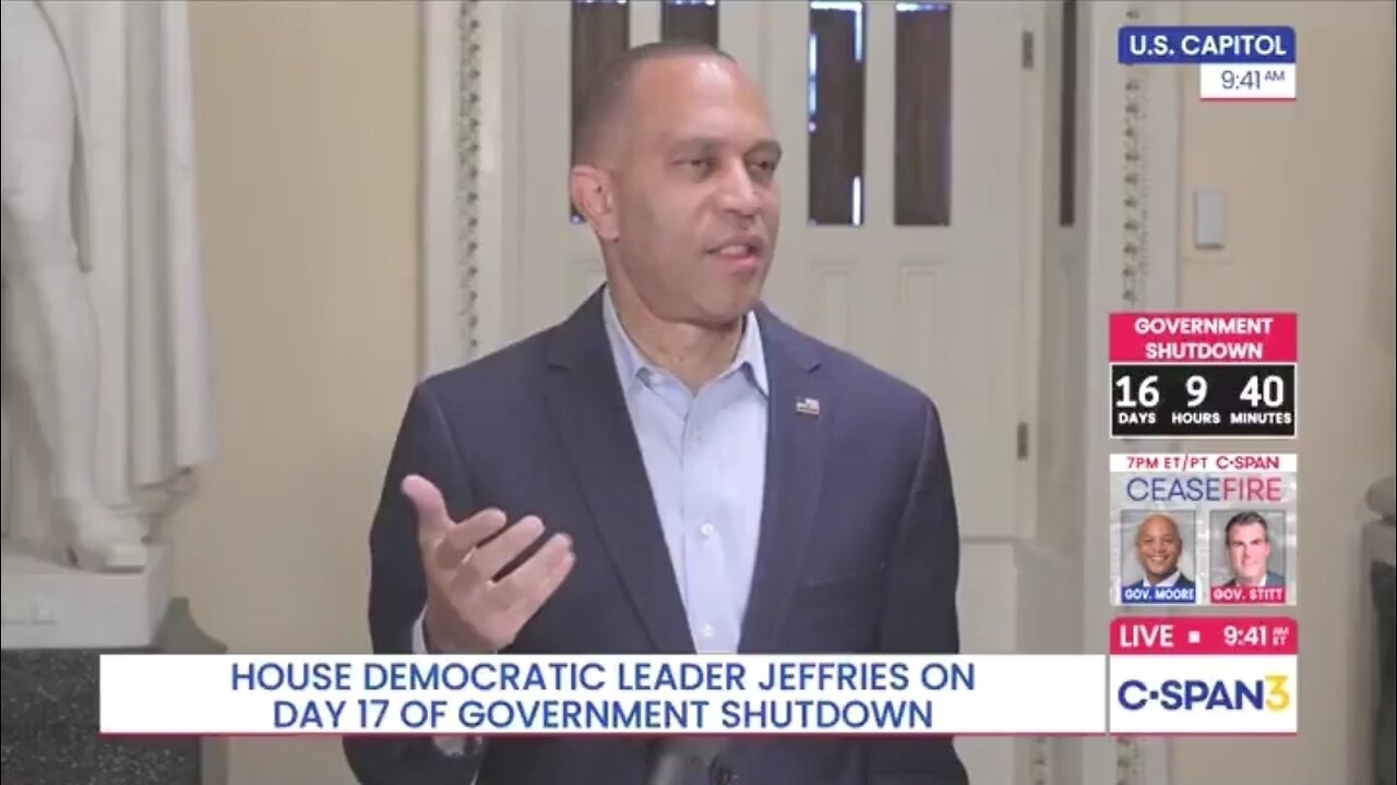 Hakeem Jeffries Smears Karoline Leavitt