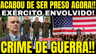BOMBA!! ACABOU DE SER PRESO AGORA! ALEXANDRE DE MORAES ENVOLVIDO! POLÍCIA AGE ÀS PRESSAS!