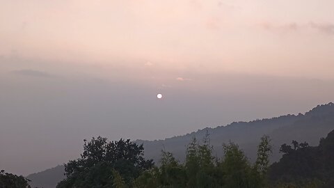 Sun rise in Darjeeling