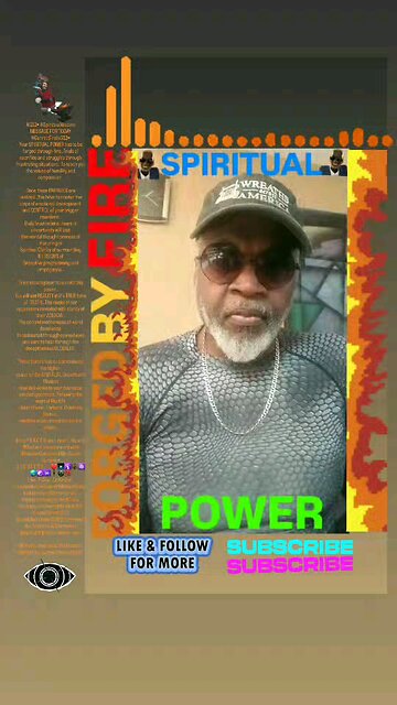 ▪︎SPIRITUAL POWER/FORGED BY FIRE▪︎