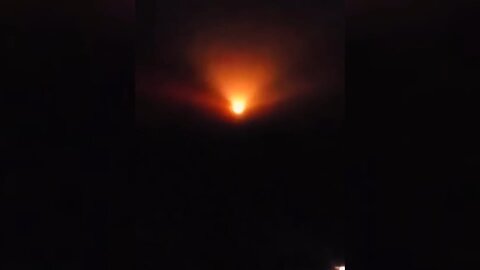 Rotating Red UFO over Bathurst