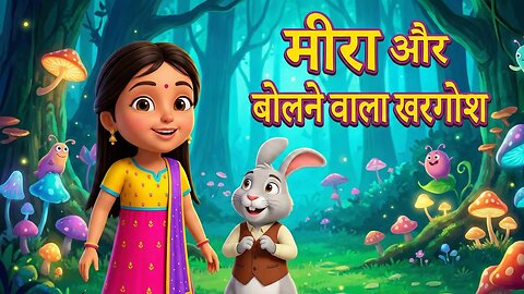 The Rabbit That Won't Stop Talking! 🐰😂 Meera's Funny Adventure