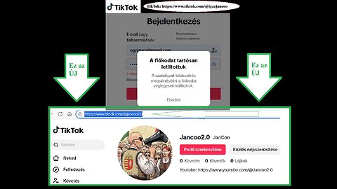 Törölték a TikTok fiókomat.. az ,,új" @jancoo2.0