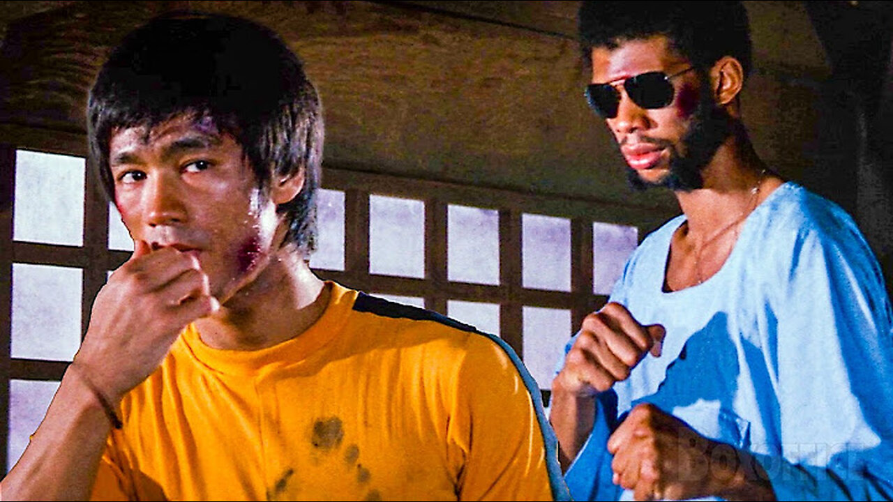 Bruce Lee VS Kareem Abdul-Jabbar Movie Clip (7ft2 VS 5ft6)