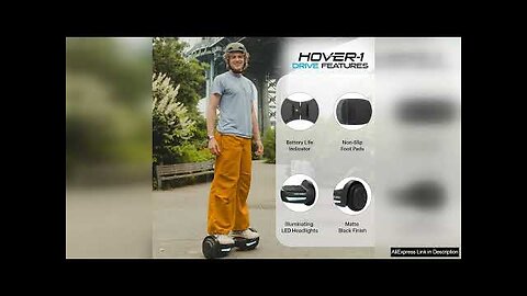 Drive Electric Hoverboard 7MPH Top Speed 3 Mile Range Long Lasting Review